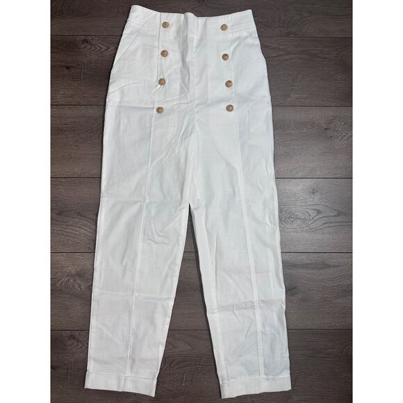 My Beachy Side X Emily in Paris Marin Pants - White NWT small - Picture 10 of 11